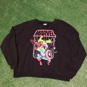 Women Throwback Marvel sweater size XXL